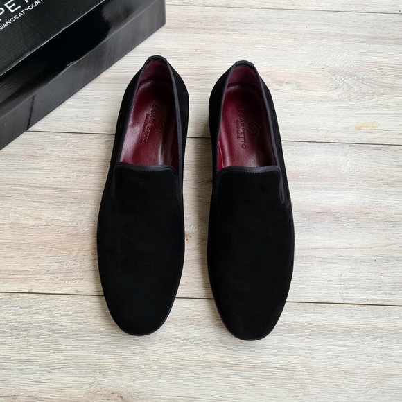 Suede Leather Loafer with Stitched Red Sole - Picture 2 of 5